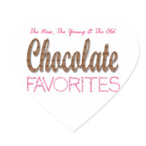 Chocolate Favorites Sticker