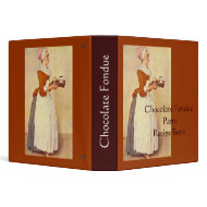 CHOCOLATE FONDUE PARTY RECIPE BOOK binder