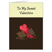 Chocolate for My Valentine Card