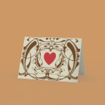 Chocolate-Framed Heart cards