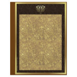 Chocolate Gold Wedding Album, Scrapbook Pages Custom Flyer