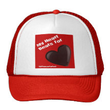 Chocolate Heart Cap Trucker Hat