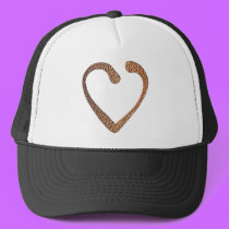 Chocolate Heart hats by KatsEyes Chocolate Heart hats