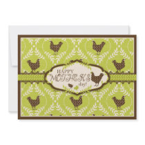 Chocolate Hens Card 2 Custom Invite