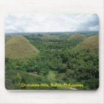 Chocolate Hills, Bohol,  Philippines mousepads