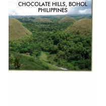 CHOCOLATE HILLS, BOHOL, PHILIPPINES... t-shirts