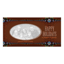 Chocolate Holidays Photo Card