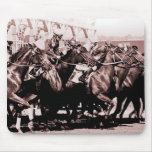 Chocolate Horse Race Mouse Mat