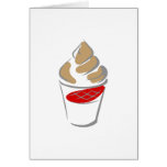 Chocolate Ice Cream Greeting Cards