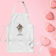 Chocolate Ice Cream Sundae apron