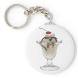 Chocolate Ice Cream Sundae Key Chains