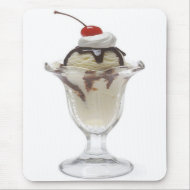Chocolate Ice Cream Sundae mousepad