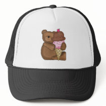 Chocolate Ice Cream Teddy Hat