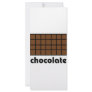 chocolate icon rack card