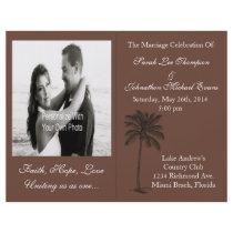 Chocolate Java Beach Getaway Programs Flyer Design