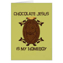 Chocolate Jesus cards by toxiferous Chocolate Jesus cards