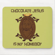 Chocolate Jesus mousepads