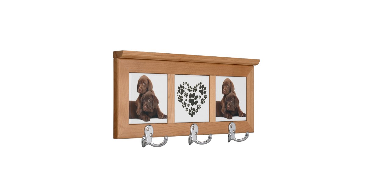 Chocolate Lab Coat Rack Zazzle