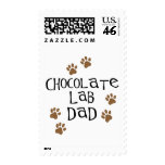 Chocolate Lab Dad Stamps