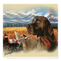 Chocolate Lab Hunts posters