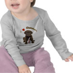 Chocolate Lab I Love Chocolate Kisses Tee Shirts