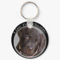 Chocolate Lab Key Chain keychains by jackiebrn Chocolate Lab Key Chain keychains