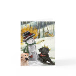 Chocolate Lab Loves Christmas Cards