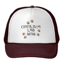Chocolate Lab Mom Hats