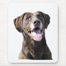 Chocolate Lab Mouse Mats