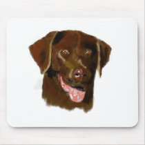 Chocolate Lab Mouse Pad