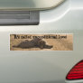 Chocolate Lab On A Forest Trail Bumper Stickers