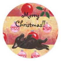 Chocolate Lab Ornaments stickers