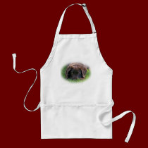 Chocolate Lab Puppy aprons