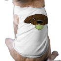 Chocolate Lab T-Shirt pet clothing