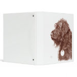 Chocolate Labradoodle binders