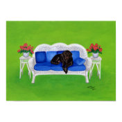 Chocolate Labrador Retriever Art Print Huge size