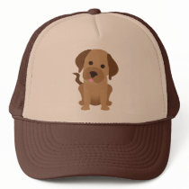 Chocolate Labrador Retriever Mesh Hat