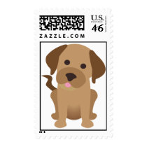Chocolate Labrador Retriever postage