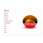 Chocolate Ladybug Cupcake Business Card