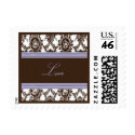 Chocolate & Lavender Fancy Love-Small Postage postage