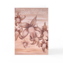 chocolate liles, Best Wishes cards