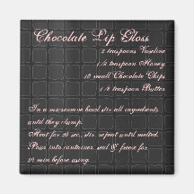 Chocolate Lip Gloss Recipe Magnet silk