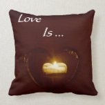 Chocolate love pillow pillows