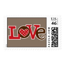 Chocolate Love Wedding Postage
