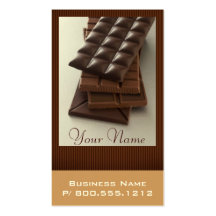 Chocolate Lover Business Cards