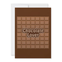 Chocolate Lover invitation - customize