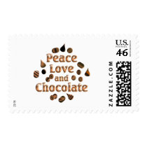 Chocolate Lover Postage Stamps
