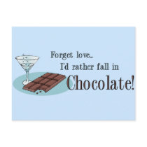 Chocolate Lover postcards by holiday_tshirts Chocolate Lover postcards
