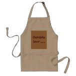 Chocolate lover Words Candies Aprons