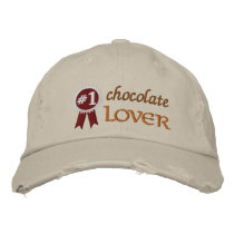 Chocolate  Lover's embroidered hats